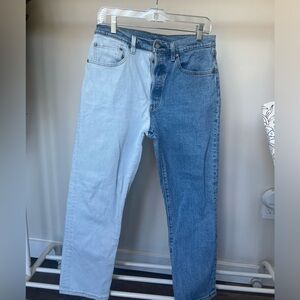 Levi’s 501 two-tone jean